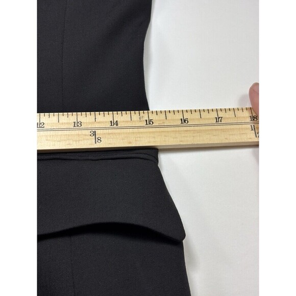 Dana Buchman Petite Formal Blazer Jacket Black Purple 4 Petite 4P - Picture 8 of 11